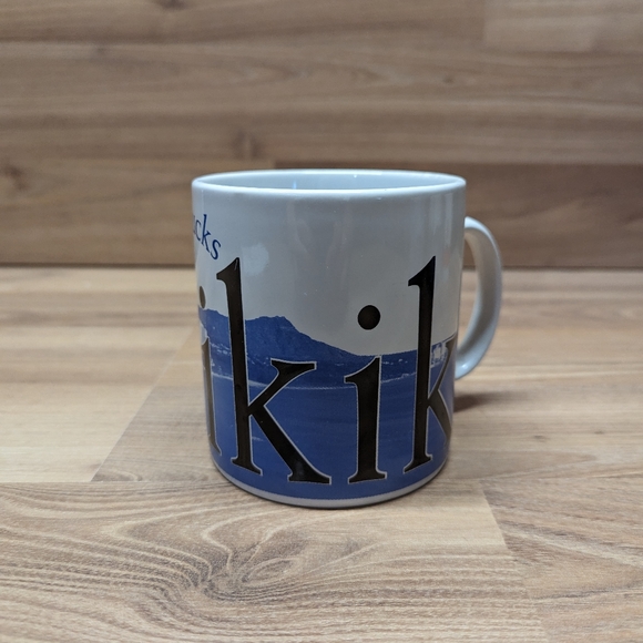 2002 Starbucks Waikiki City Mug Collector Series Coffee Mug - Picture 2 of 4